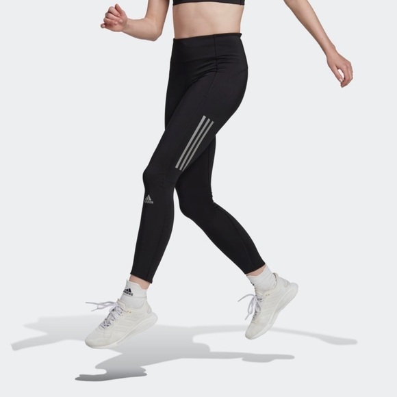 5 for 35$ Adidas Running PRIMEGREEN Aeroready Black Leggings - Picture 1 of 9